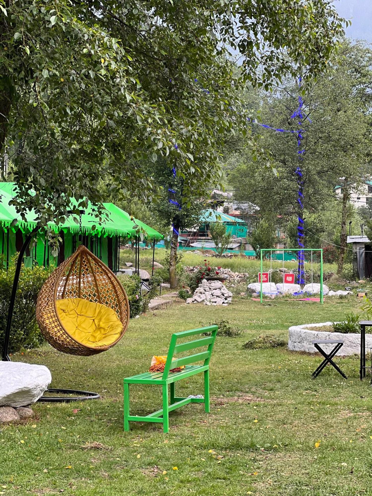 Himalayan Riverside Swiss Cottage Tents, Manali Ngoại thất bức ảnh