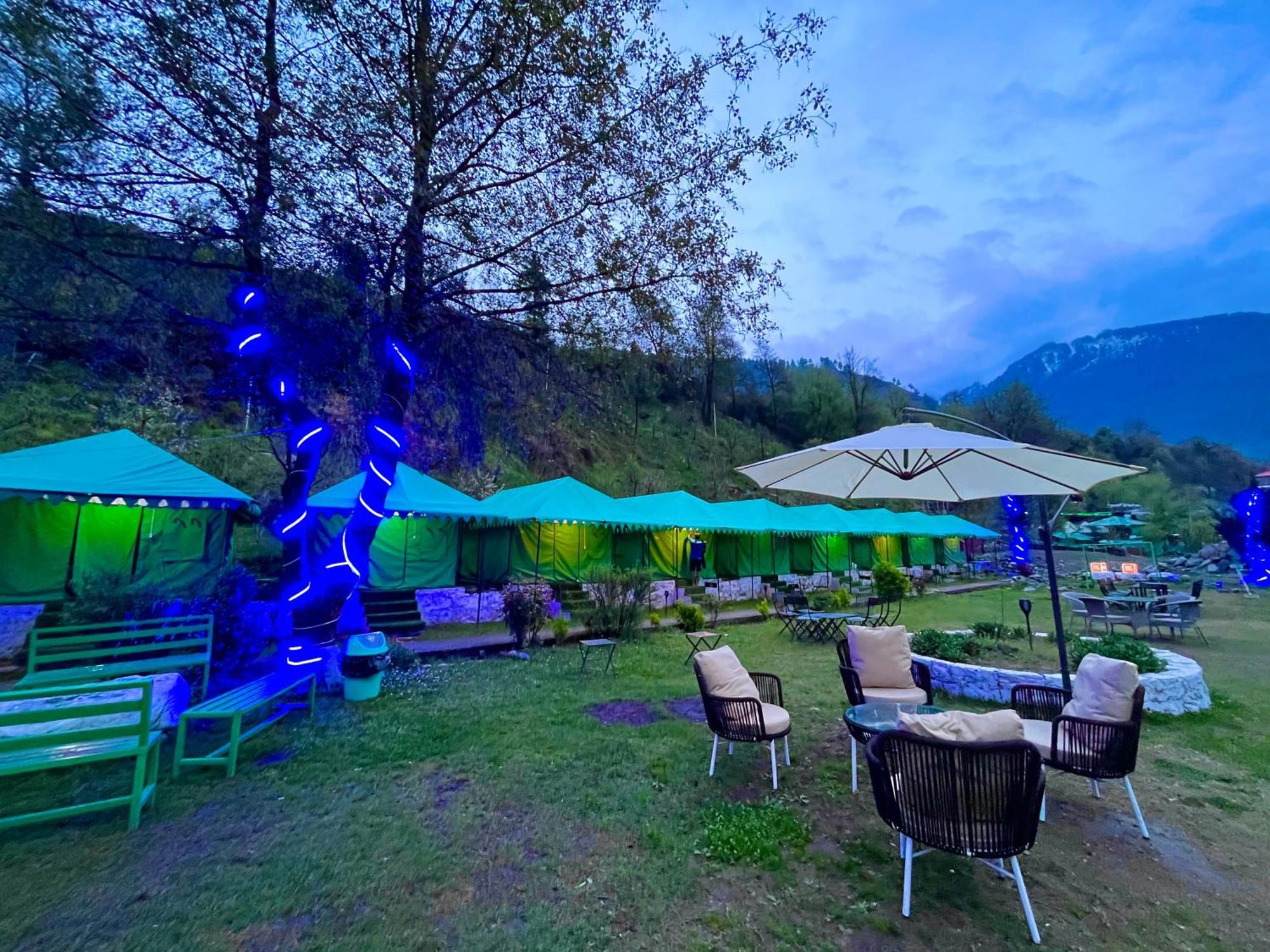 Himalayan Riverside Swiss Cottage Tents, Manali Ngoại thất bức ảnh