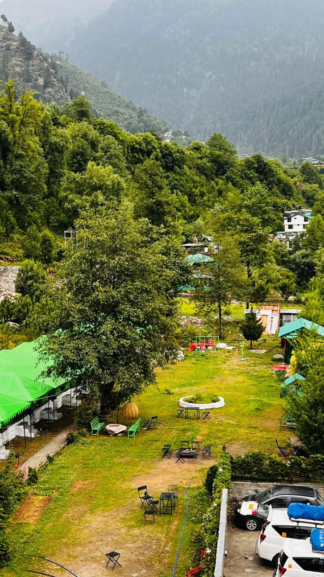 Himalayan Riverside Swiss Cottage Tents, Manali Ngoại thất bức ảnh
