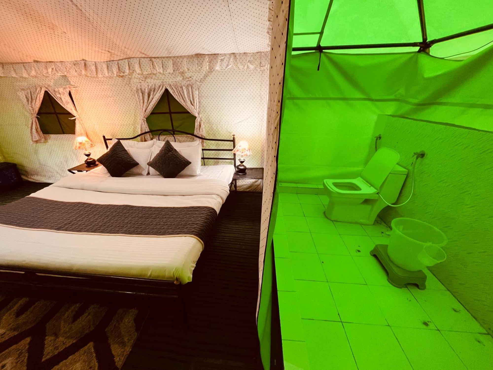 Himalayan Riverside Swiss Cottage Tents, Manali Ngoại thất bức ảnh